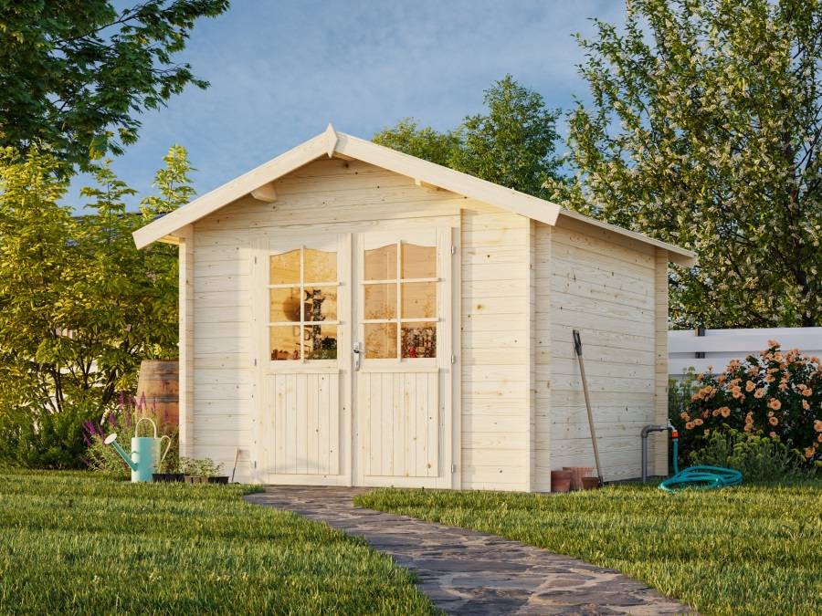 Obrázek k výrobku 20512 - ZAHRADNÍ DOMEK Lotta 7,3m2  (296cm x 296cm) tl. 28mm