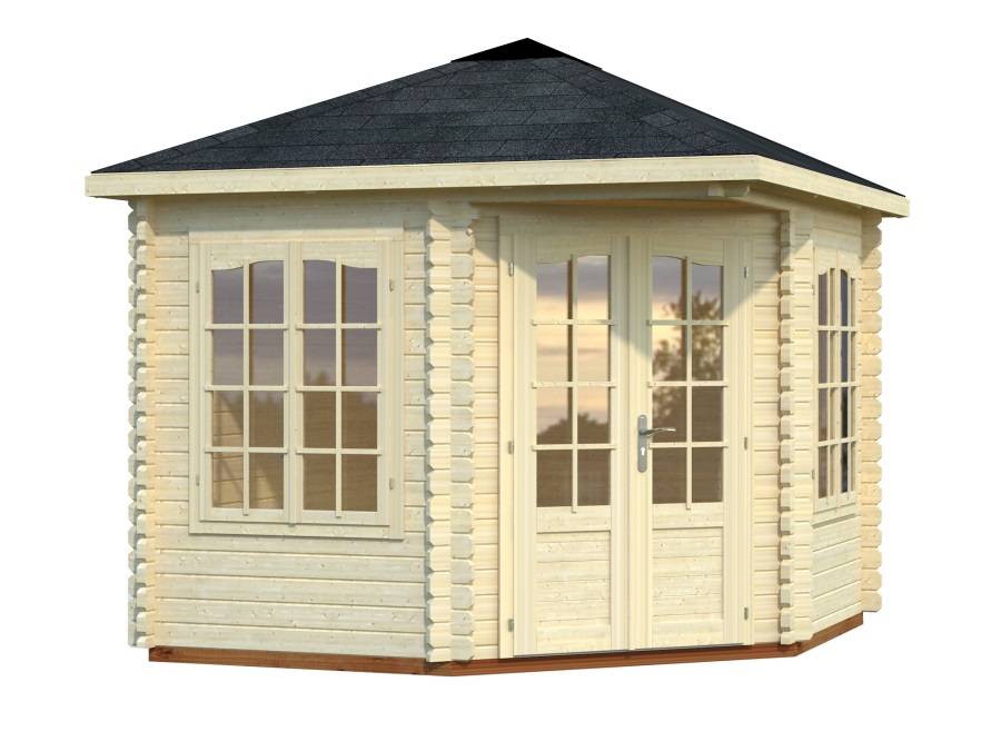 Obrázek k výrobku 39450 - Zahradní domek MELANIE 6,6 m2 300 x 300 cm tl. 44 mm