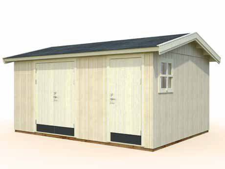 Obrázek k výrobku 35220 - ZAHRADNÍ DOMEK Olaf 13,7 m2 456 x 332 cm .: tl. 18 + 70 mm