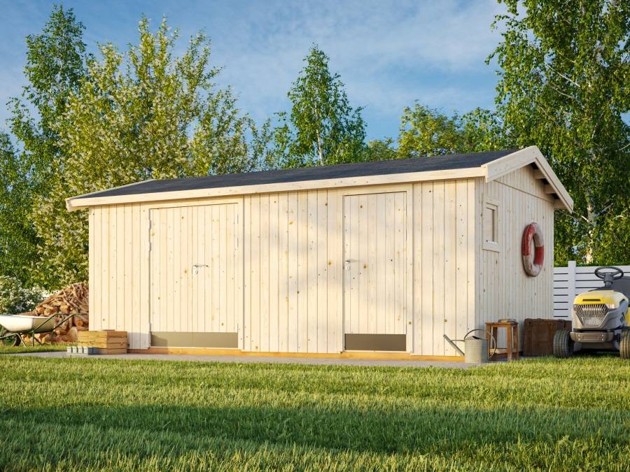 Obrázek k výrobku 39417 - ZAHRADNÍ DOMEK Olaf 16,9 m2 561 x 330 cm tl. 18 + 70 mm