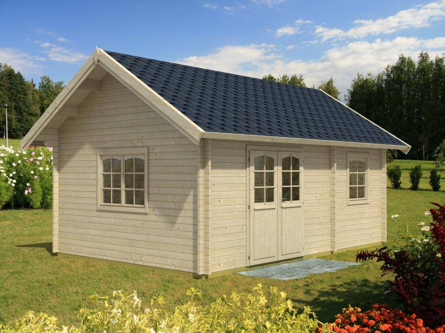 Obrázek k výrobku 21897 - ZAHRADNÍ DOMEK Sandra 29,9 m2 (605x410cm) tl. 44mm