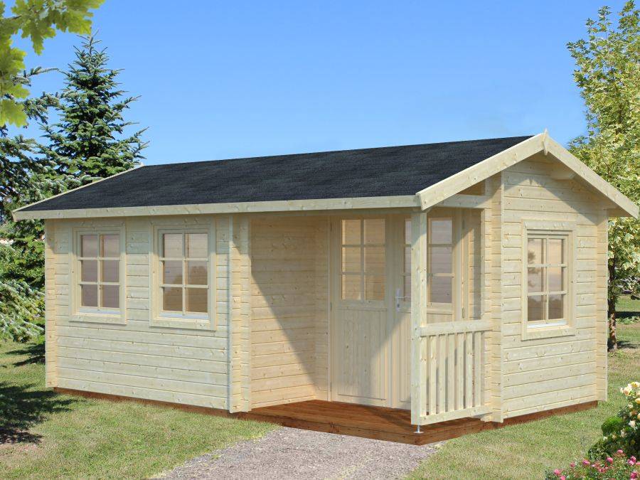 Obrázek k výrobku 21037 - ZAHRADNÍ DOMEK Susanna 12,4 m2 (530x320cm) tl. 44mm