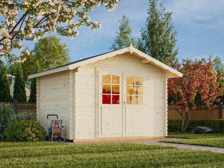 Obrázek k výrobku 20584 - ZAHRADNÍ DOMEK  Vivian 6,9 m2 (320cm x 260cm) tl. 28mm