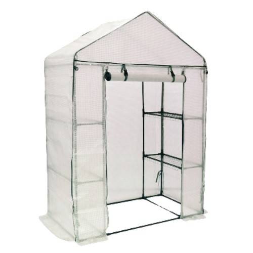 Obrázek k výrobku 78936 - Zahradní fóliovník s policemi bílý 140x73x200cm