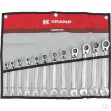 Obrázek k výrobku 55471 - 12dílná sada očkoplochých ráčnových klíčů