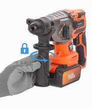 Obrázek k výrobku 72705 - Aku kombinované kladivo 40V bezuhlíkové (bez AKU)