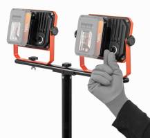 Obrázek k výrobku 75239 - Aku LED svítilna na stativu 2x20V  plus  220V 2x20W (bez AKU)