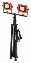 Obrázek k výrobku 75239 - Aku LED svítilna na stativu 2x20V  plus  220V 2x20W (bez AKU)
