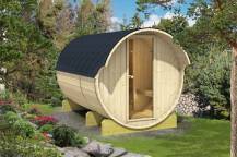 Obrázek k výrobku 23871 - Barelová sauna 330, s kamny na dřevo .
