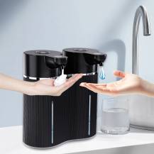 Obrázek k výrobku 95123 - Bezdotykový dávkovač mýdla 2 v 1 černý