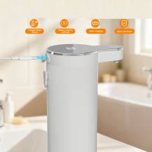 Obrázek k výrobku 95122 - Bezdotykový dávkovač mýdla nerezový bílý