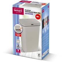 Obrázek k výrobku 93297 - Bezdotykový koš LT8109 50L SENSOR LAMART, krémový