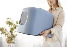 Obrázek k výrobku 76873 - BIALA TOALETA PRO KOČKY - modrá