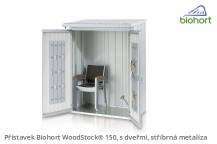 Obrázek k výrobku 38435 - Biohort Přístavek WoodStock® 150, stříbrná metalíza .