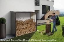 Obrázek k výrobku 38438 - Biohort Přístavek WoodStock® 230, tmavě šedá metalíza .
