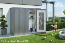 Obrázek k výrobku 38443 - Biohort Skříň na nářadí 230, stříbrná metalíza .