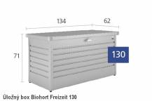Obrázek k výrobku 38581 - Biohort Úložný box FreizeitBox 130, šedý křemen metalíza .