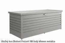 Obrázek k výrobku 38591 - Biohort Úložný box FreizeitBox 180, šedý křemen metalíza .