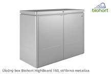 Obrázek k výrobku 38560 - Biohort Úložný box HighBoard 160, stříbrná metalíza .