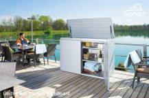 Obrázek k výrobku 38561 - Biohort Úložný box HighBoard 160, tmavě šedá metalíza .