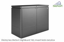 Obrázek k výrobku 38561 - Biohort Úložný box HighBoard 160, tmavě šedá metalíza .