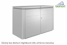 Obrázek k výrobku 38563 - Biohort Úložný box HighBoard 200, stříbrná metalíza .