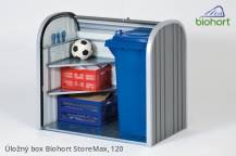 Obrázek k výrobku 38547 - Biohort Úložný box StoreMax® 120, šedý křemen metalíza .