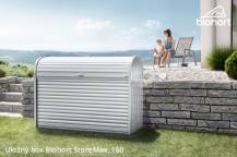 Obrázek k výrobku 38550 - Biohort Úložný box StoreMax® 160, šedý křemen metalíza .
