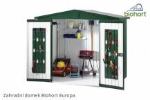 Obrázek k výrobku 38468 - Biohort Zahradní domek EUROPA 1, stříbrná metalíza .