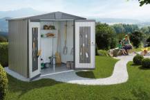 Obrázek k výrobku 38477 - Biohort Zahradní domek EUROPA 3, šedý křemen metalíza .