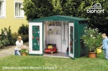 Obrázek k výrobku 38479 - Biohort Zahradní domek EUROPA 3, tmavě zelená .