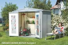 Obrázek k výrobku 38481 - Biohort Zahradní domek EUROPA 4, šedý křemen metalíza .