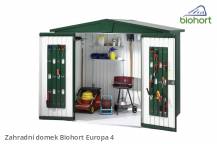 Obrázek k výrobku 38483 - Biohort Zahradní domek EUROPA 4, tmavě zelená .