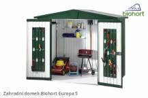 Obrázek k výrobku 38487 - Biohort Zahradní domek EUROPA 5, tmavě zelená .