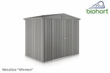 Obrázek k výrobku 38493 - Biohort Zahradní domek EUROPA 7, šedý křemen metalíza .