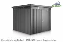 Obrázek k výrobku 38505 - Biohort Zahradní domek HIGHLINE® H1, tmavě šedá metalíza .