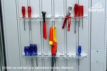 Obrázek k výrobku 38523 - Biohort Zahradní domek HIGHLINE® H2, stříbrná metalíza .