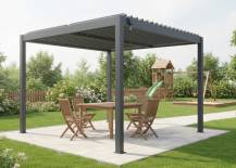 Obrázek k výrobku 92022 - bioklimatická pergola LANITPLAST BASIC 3x3 m LG4292