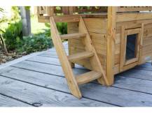 Obrázek k výrobku 81596 - Bouda pro kočky s terasou KERBL LODGE 77x50x73cm