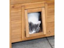 Obrázek k výrobku 81596 - Bouda pro kočky s terasou KERBL LODGE 77x50x73cm