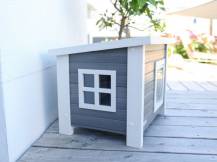 Obrázek k výrobku 81236 - Bouda pro kočky z EKO plastu KERBL ELI 57 x 45 x 43 cm