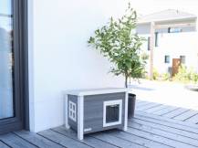 Obrázek k výrobku 81236 - Bouda pro kočky z EKO plastu KERBL ELI 57 x 45 x 43 cm