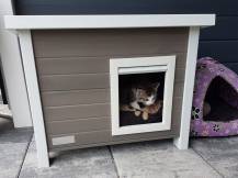 Obrázek k výrobku 81236 - Bouda pro kočky z EKO plastu KERBL ELI 57 x 45 x 43 cm