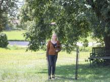 Obrázek k výrobku 81079 - Brána k sítím pro elektrické ohradníky KERBL 95-125 cm