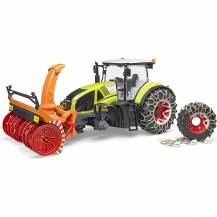 Obrázek k výrobku 81540 - BRUDER Traktor Claas Axion 950 se sněžnou frézou