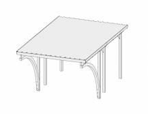 Obrázek k výrobku 54170 - carport KARIBU ECO 1C 62027