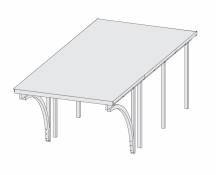 Obrázek k výrobku 22074 - carport KARIBU ECO 2C 62033