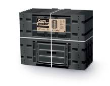 Obrázek k výrobku 93624 - COMPOGREEN VARIO KOMPOSTÉR 1250L ČERNÝ