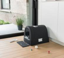 Obrázek k výrobku 76339 - CURVER RATTAN toaleta pro kočky - antracit