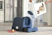 Obrázek k výrobku 76338 - CURVER RATTAN toaleta pro kočky / krémová